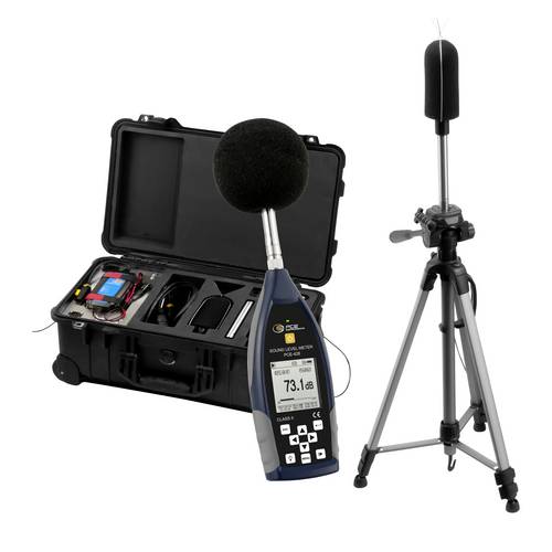 PCE Instruments PCE-428-EKIT Schallpegelmesser 25 - 136 db(A) 20HZ - 12,5kHz 1/1 Oktavband inklusive