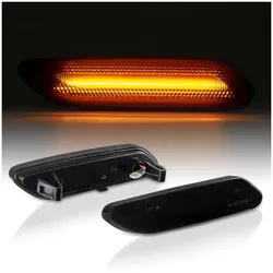 LED SEITENBLINKER Schwarz passend für BMW Mini Countryman R60 Paceman R61