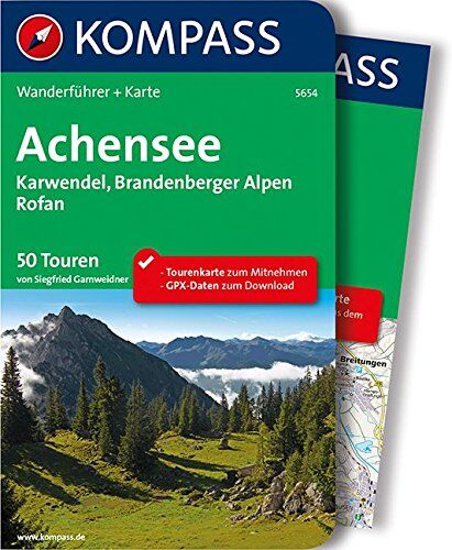Siegfried Garnweidner - Achensee, Karwendel, Brandenberger Alpen, Rofan: Wanderführer mit Extra Tourenkarte zum Mitnehmen. (KOMPASS-Wanderführer, Band 5654) - Preis vom 11.10.2026 03:10:56 h