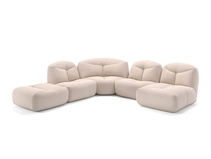 Leder Wohnlandschaft MOLISE Designersofa Couch