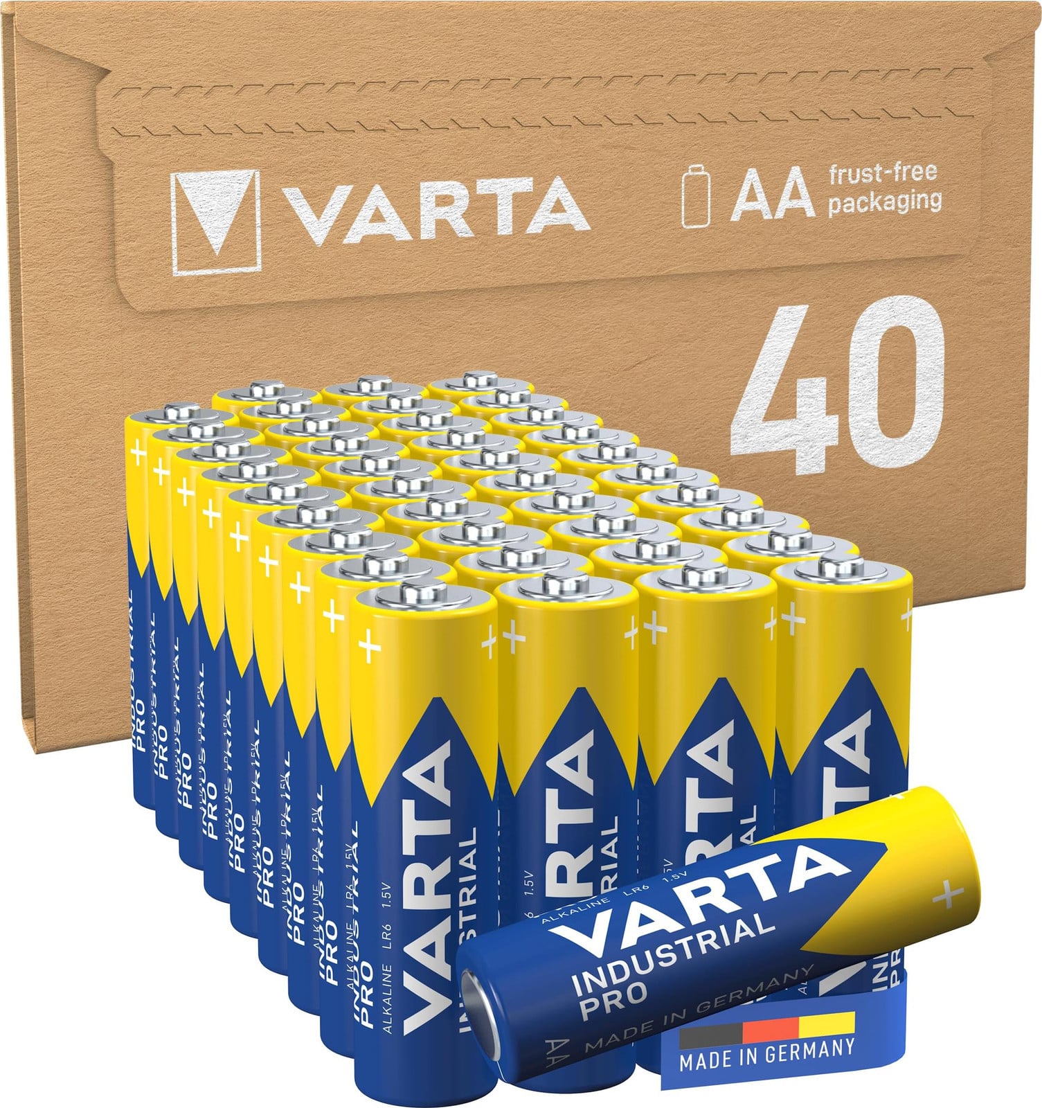 VARTA Industrial Pro AA alkalische batterijen 1,5V