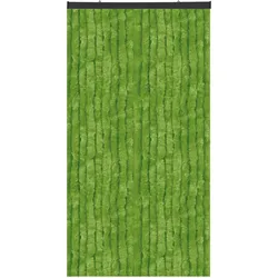 Bestlivings Flauschvorhang Sondergröße - Breite: 120cm - Länge: 275cm, Grün