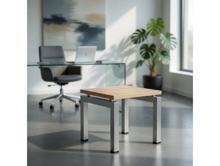 JVmoebel Beistelltisch Moderner Beistelltisch aus Holz und Metall, Made in Europa