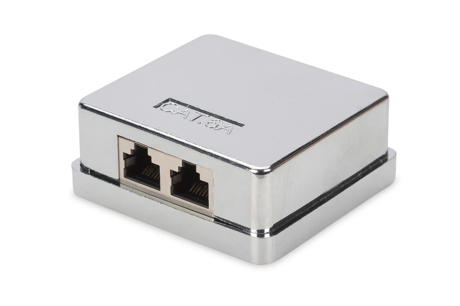 Digitus CAT 6A Konsolidierungsgehäuse 2 Keystone Modul, geschirmt, 2-Port DN-93713