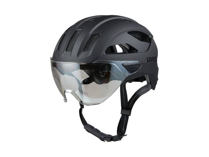 Uvex Velohelm Stride Visor 53 - 58 cm Schwarz