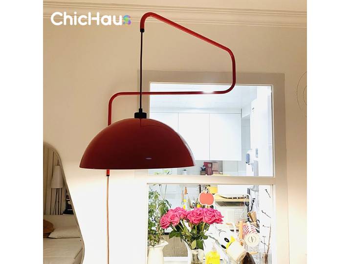 Lampe murale rotative nordique à LED à bras long pour restaurant, café, bar, lampe de chevet design, décoration murale pour la maison
