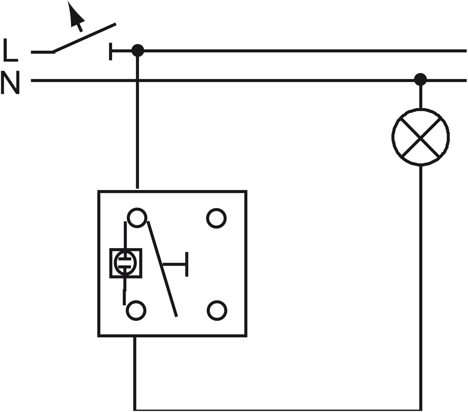 Busch-Jaeger Wechselschalter 2601/6 WGL-54 (2CKA001085A1626)