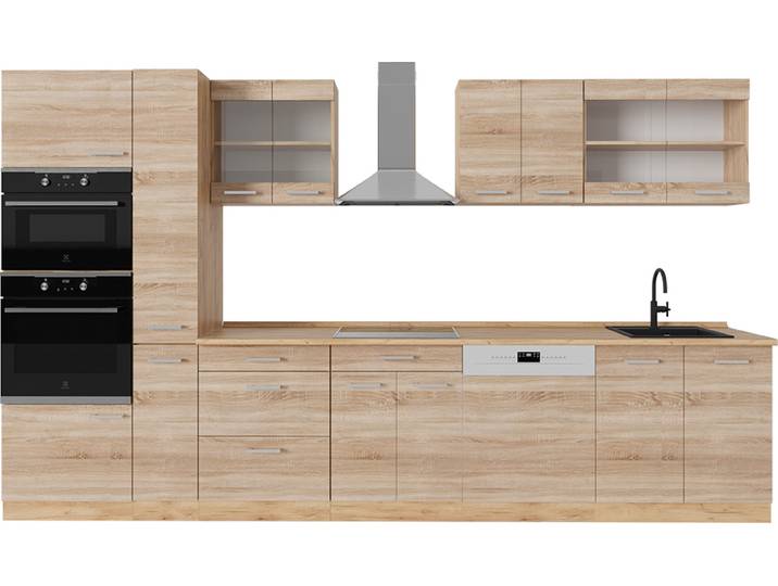Cuisine complète Vicco R-Line Sonoma/Chêne doré 350cm \, PT Chêne\, Model 53286