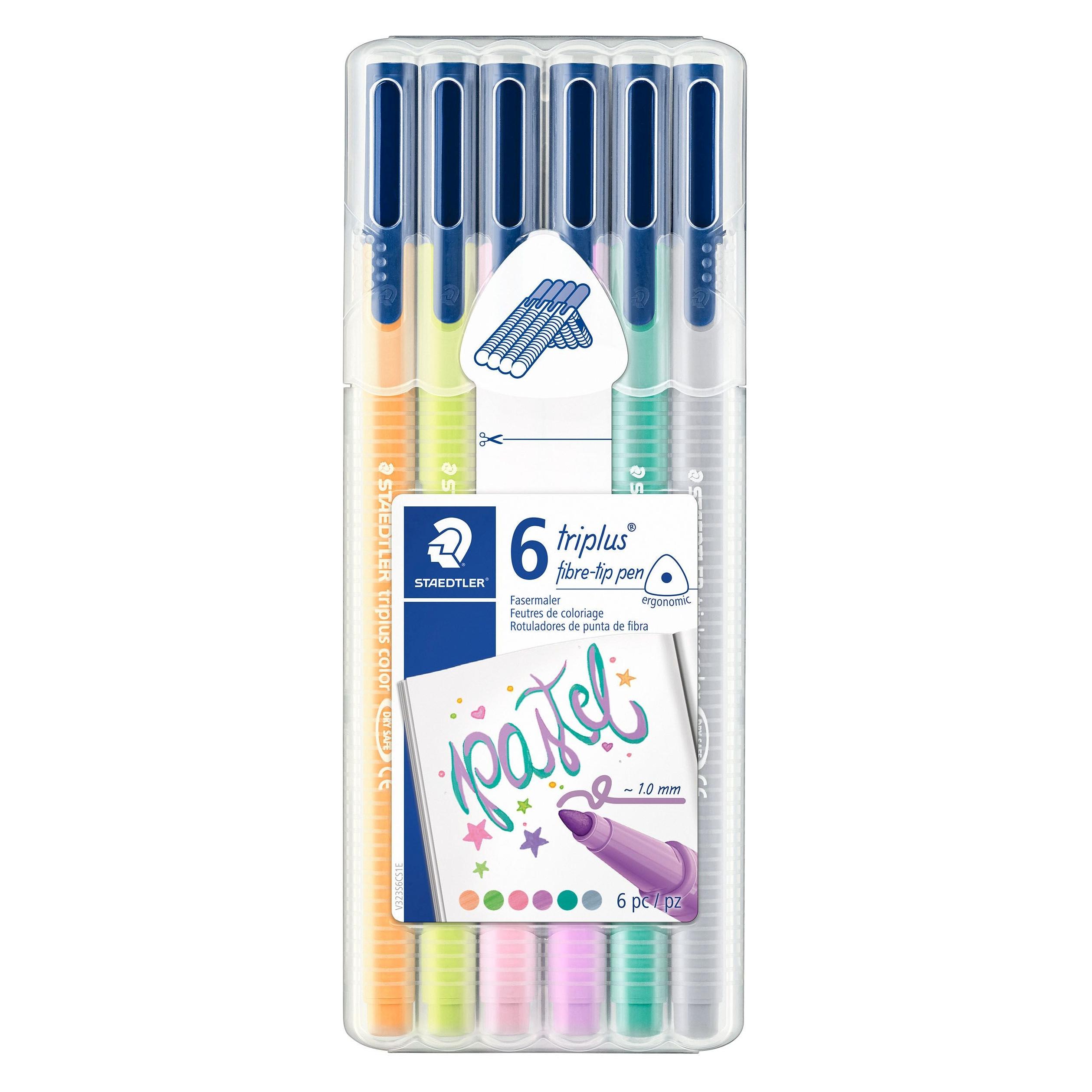 Staedtler triplus color 323 Dreikantige Fasermaler (6x) (323SB6CS01)