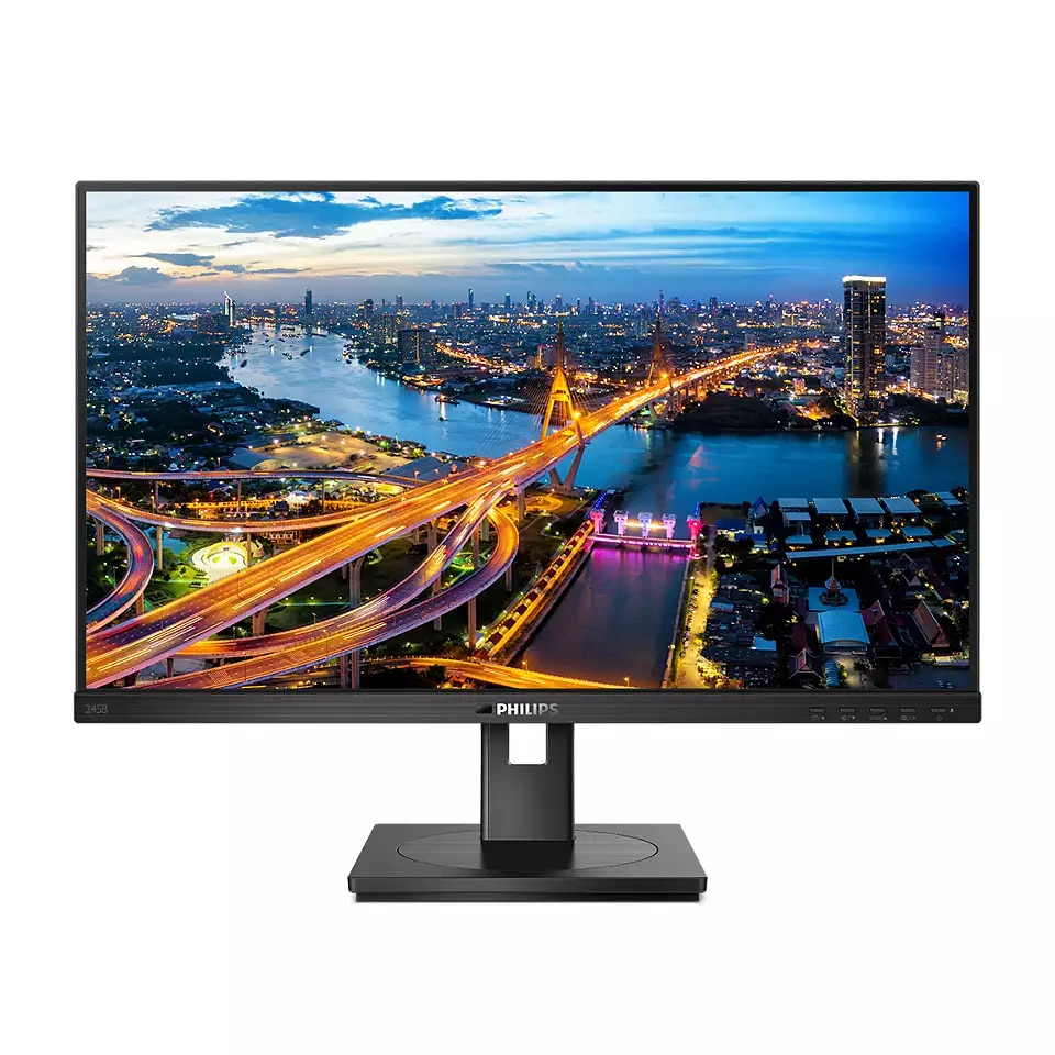 Philips B-Line 245B1 23.8 Zoll WQHD IPS LED 16:9 75 Hz Monitor 245B1/00