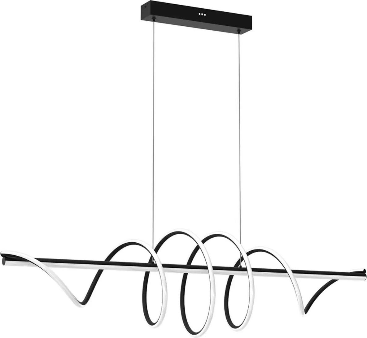 Milagro Moderne Zwarte LED-pendellamp 90W