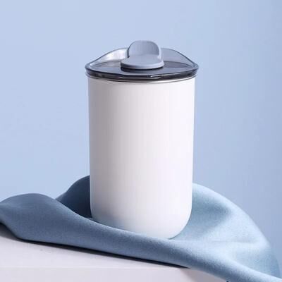 Uplifted Finds Stainless Steel Insulated Coffee Mug 300ML Thermal Travel Cup With Lid white