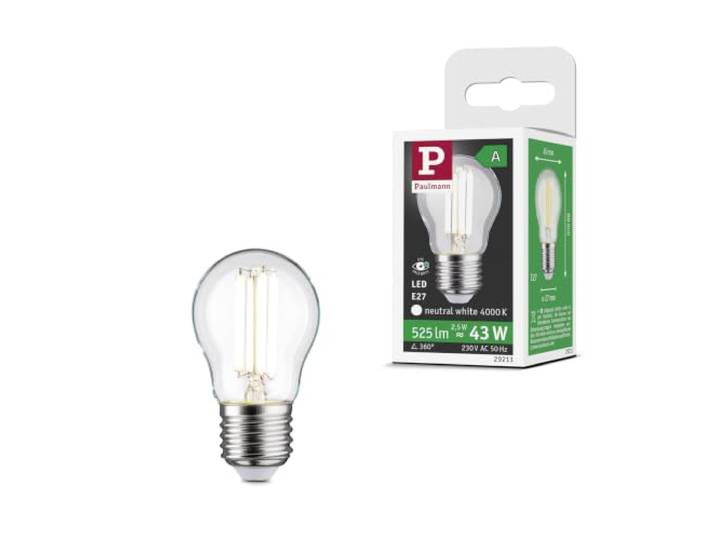 Paulmann LED Efficient-Line Tropfen E27 525lm 2,5W 4000K klar