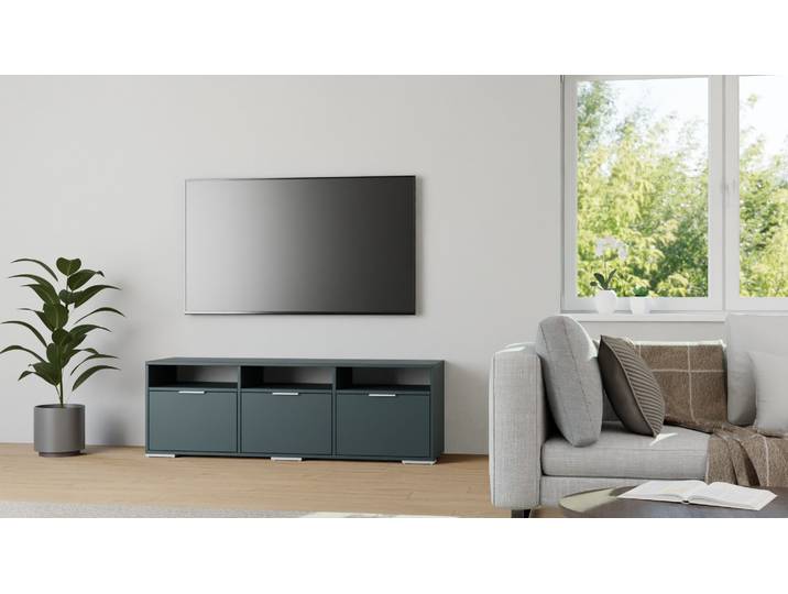 Sideboard nach Maß von Pickawood MDF Lackiert Granit­grau