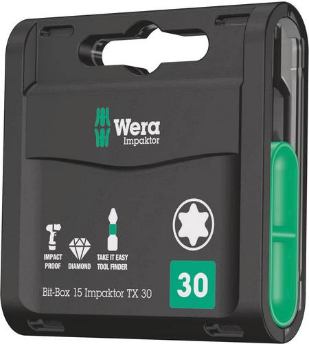 Wera Impaktor 05057776001 Bit-Set 15teilig