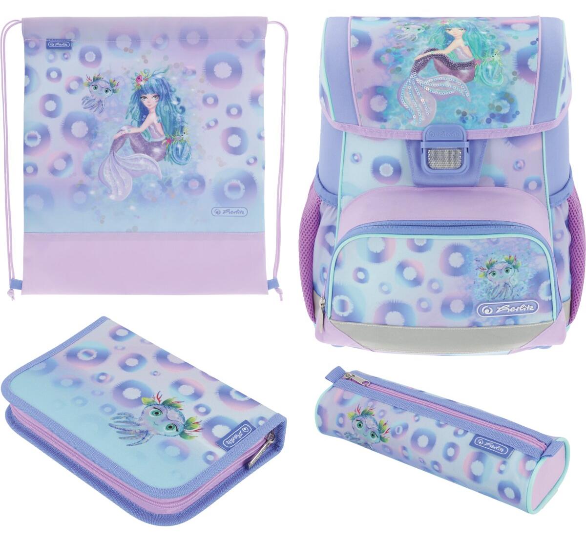 Schulranzen Loop Plus Polyesther 310x390x220mm Mystic Mermaid Packung mit 4 Stück