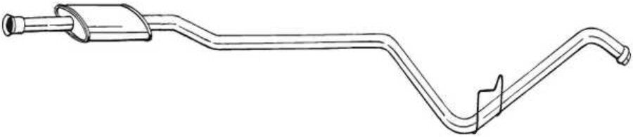 Silencieux Central Bosal 200-159
