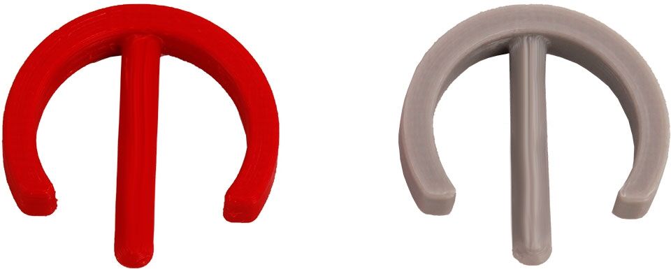 Axis Line Sicherheits Clip für Klapphalter (Ersatzsplint) rot