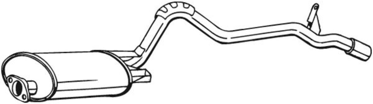 Endschalldämpfer BOSAL 283-605