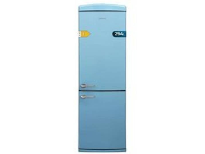 Cecotec Réfrigérateur combi rétro Bolero CoolMarket Combi Origin 294+ Blue E. Réfrigérateur rétro bleu 294L Total No Frost