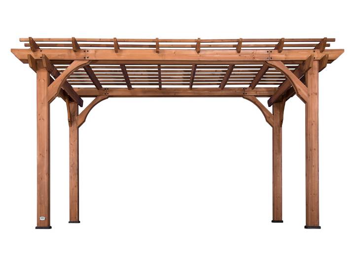 Backyard Discovery Pergola En Bois 305 X 426 Cm Abri De Terrasse Autoportant Pour Le Jardin Tonnelle Extérieur - Pavillon De Jardin / Résistant