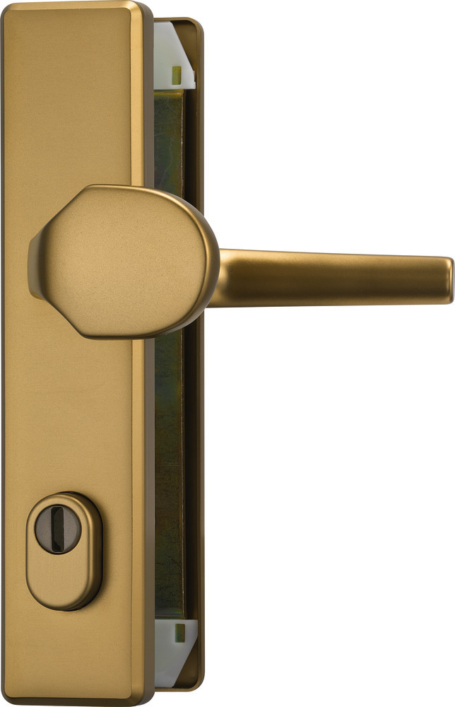ABUS Schutz-Wechselgarnitur mit Langschild HLZS814, eckig, Aluminium 10008415-01