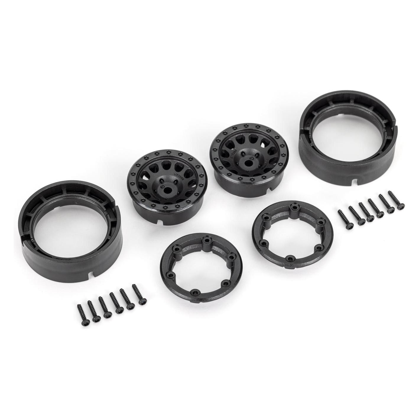 Traxxas Method Felgen 1.0 mit Beadlock schwarz TRX-4M (TRX9781)