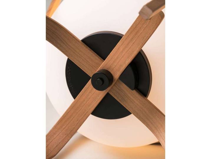 Cestita Batería Portable Lampe de Table White - Santa & Cole - Salon / séjour - Verre