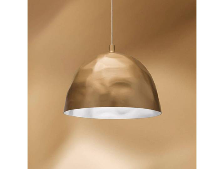 Foscarini Designer Hängeleuchte Bump, dimmbar, messing / gold, für Wohn- / Esszimmer, Kunststoff, Design