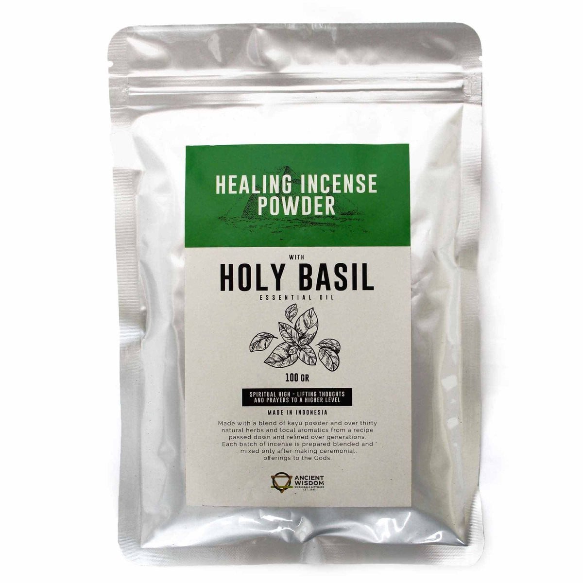 Ancient Wisdom Heilige basilicum wierookpoeder 100 gram