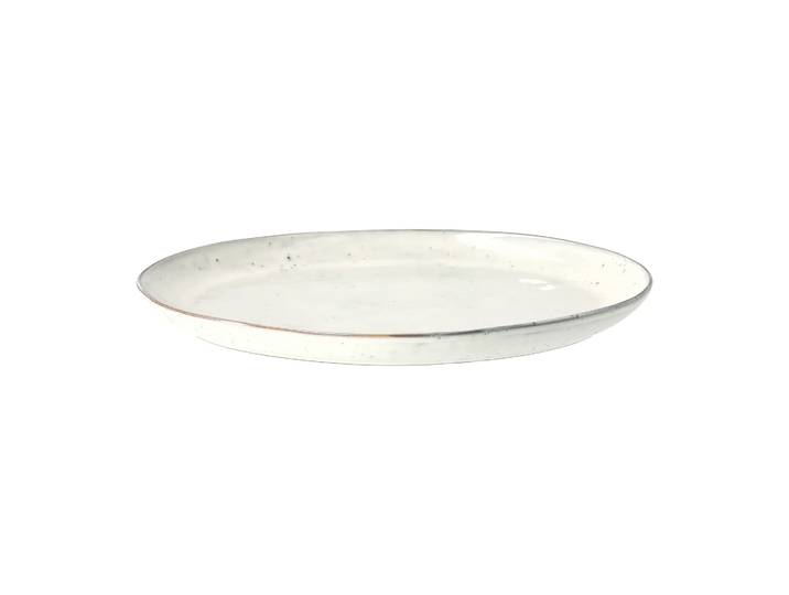 Broste Copenhagen Plat de service oval Nordic Sand 26,5x35,5 cm