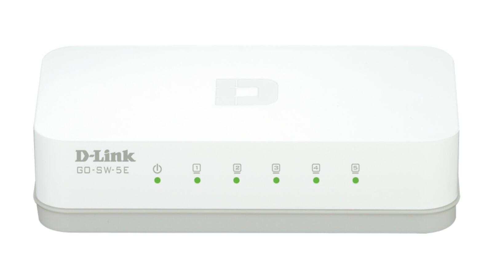 D-Link GO-SW-5E/E, 5-Port Unmanaged Easy Desktop Switch