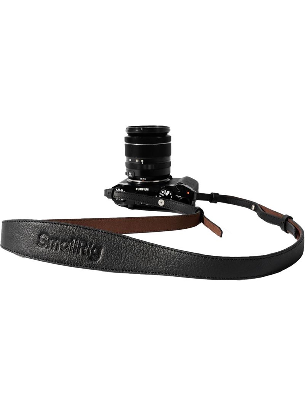 SmallRig 5208 Universal Leather Camera Shoulder Strap Black