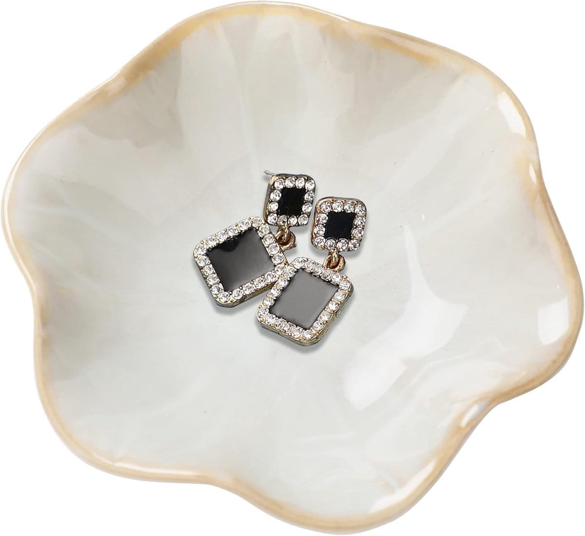 Keramische sieradenschaal voor ringen en sieraden