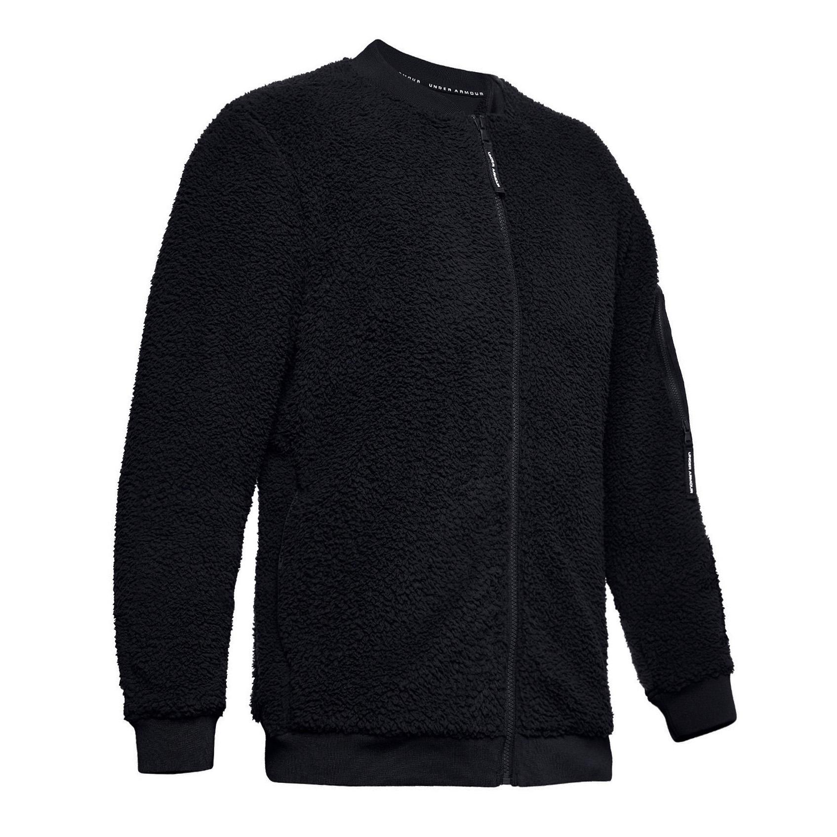 Under Armour Heren Overtime Sherpa Bomberjack Zwart 1345604 001