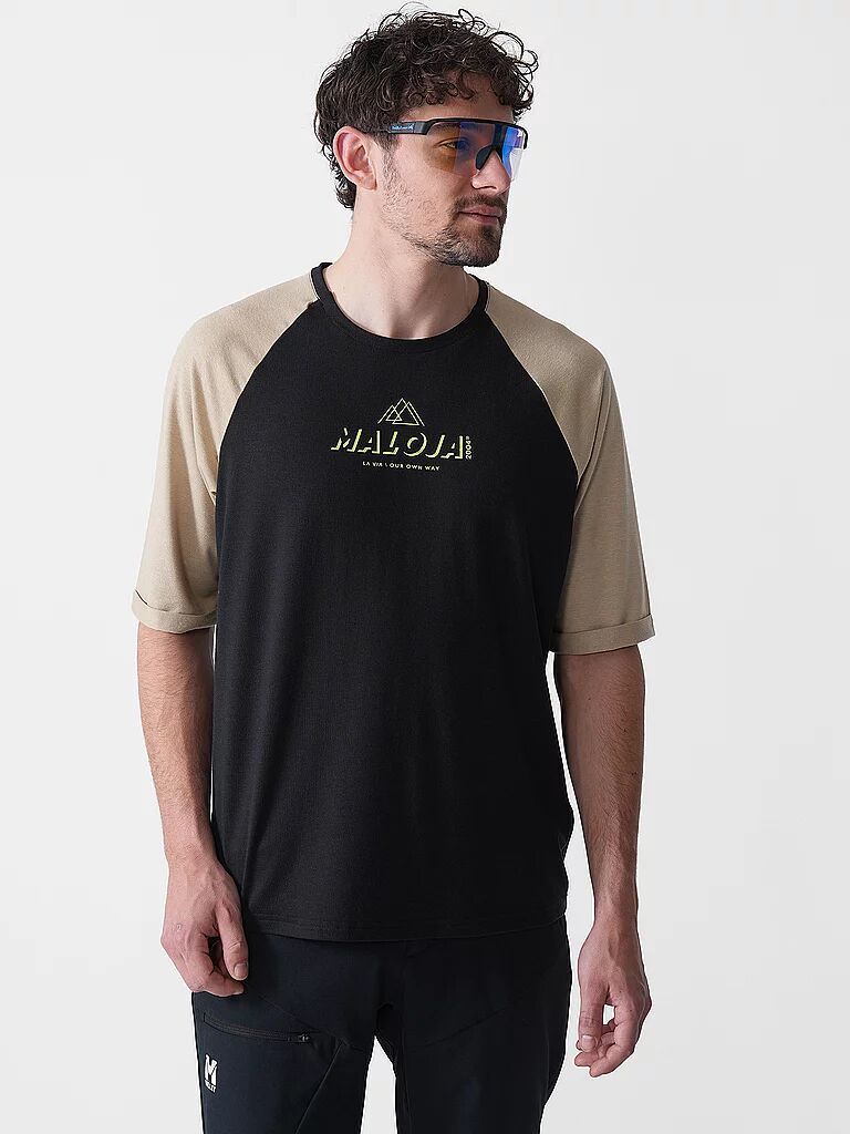 MALOJA Herren Radtrikot AnderterM. schwarz   L L