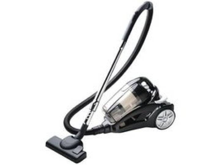 Aspirateur cyclone sans sac Klaiser Turbo 2400W - Noir - Filtre HEPA - Bac récupérateur transparent