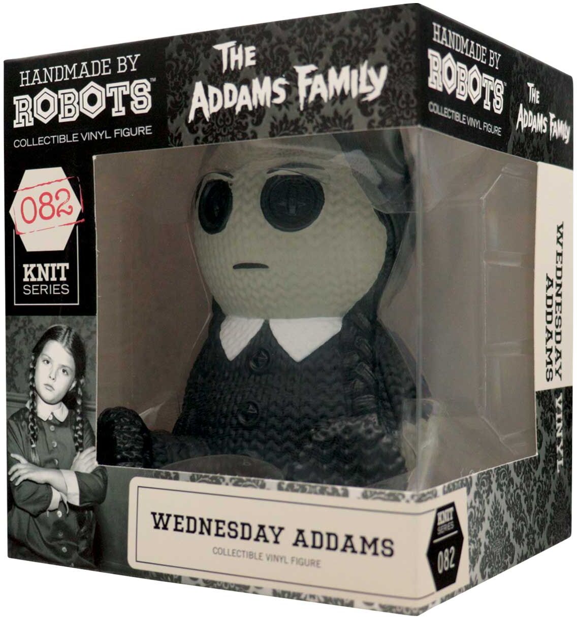 Handmade by Robots The Addams Family Wednesday Addams #082 Vinyl Figure, Collectible, 12.7 cm Tall, Officially Licensed