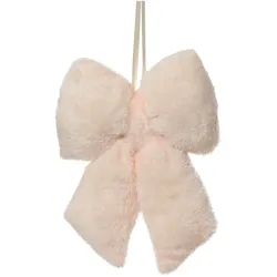 Deko Hänger Schleife creme 23cm