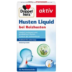 DOPPELHERZ Husten Liquid Sticks 12 St