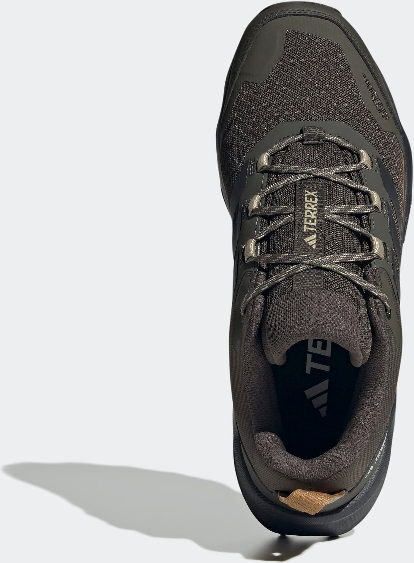 Wanderschuh ADIDAS TERREX "SKYCHASER AX5", Herren, Gr. 48, grün (shadow olive, carbon, savannah), Synthetik, Textil, Schuhe Wanderschuh shadow olive, carbon, savannah 48
