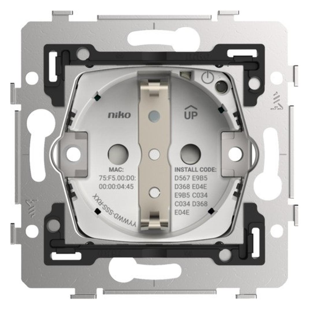 Niko Einsatz für NHC Smart-Steckdose, Zigbee mit seitlicher Erdung, 16A (170-34605)