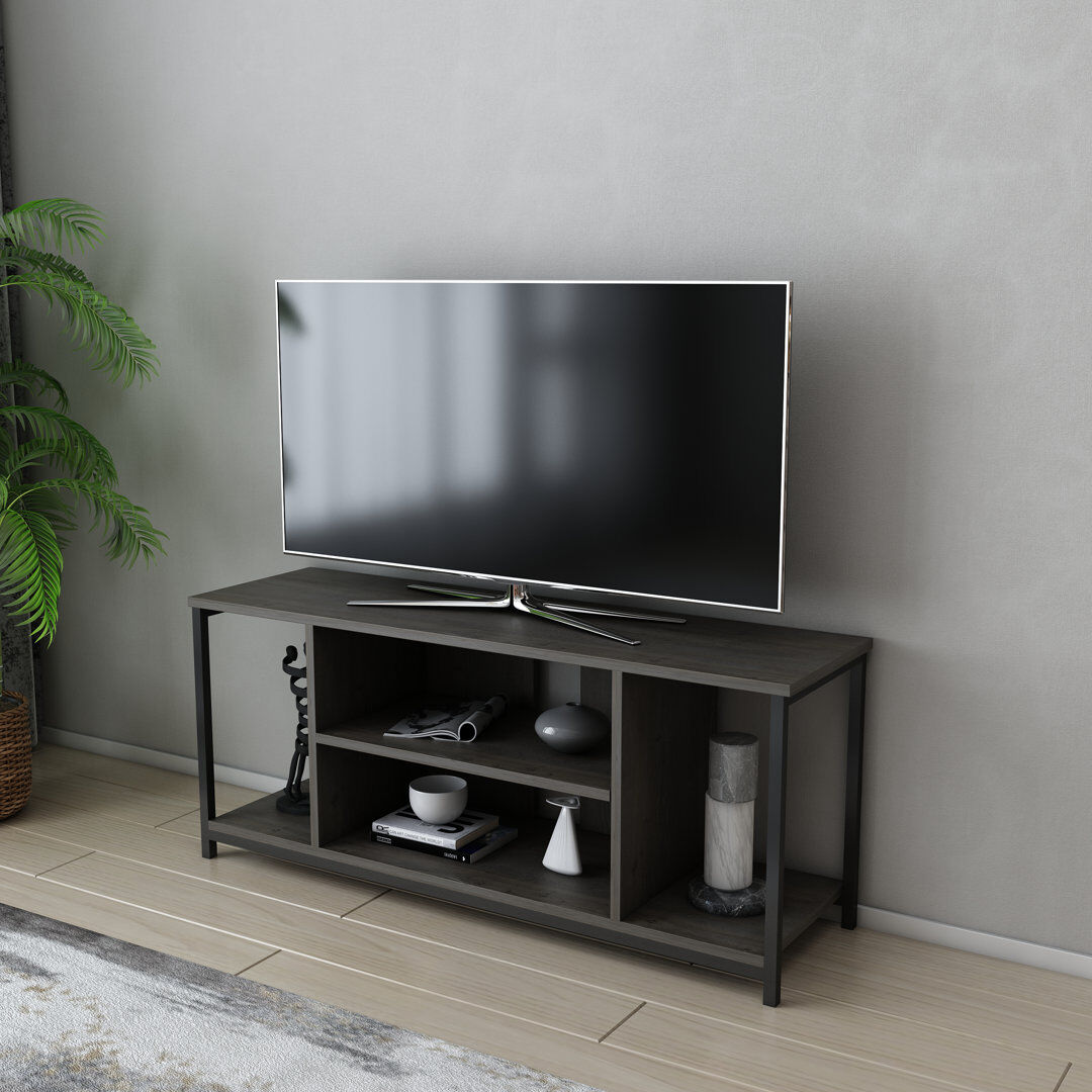 Blue Elephant Rina TV Stand for TVs up to 50" Black/Dark Oak 50"