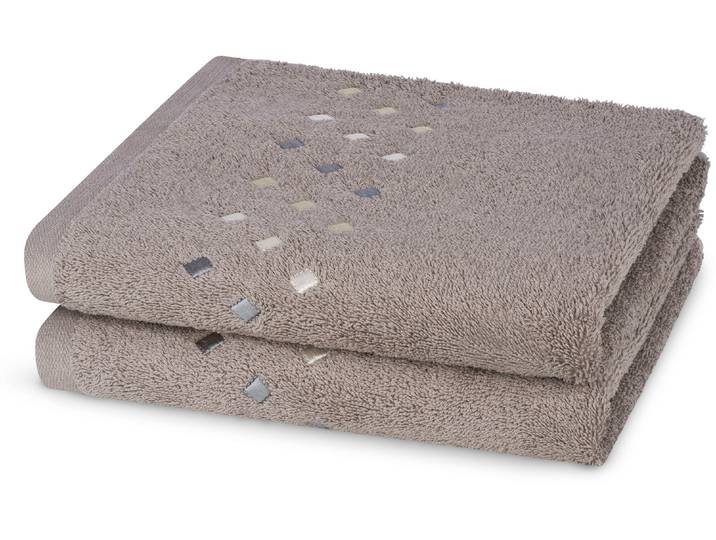 Handtücher ROSS Stoneline , beige (flanell), B:50cm L:100cm, Frottier, Baumwolle, Handtücher, Handtücher, aus feinster Baumwolle