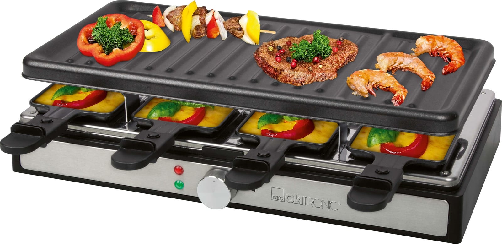 Clatronic Raclette-grill RG 3757 geschikt voor 8 personen