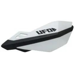 UFO, Motorrad Zubehör, 2025/11 TRAXION HANDSCHUTZ WEISS (BLÄTTER - MONTAGE ERFORDERLICH PM01669, PM01665, PM01666 ODER