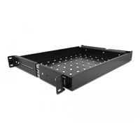 19" Ausziehbare Schublade 1 HE schwarz