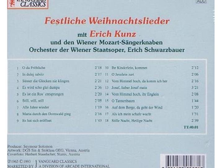 Erich Kunz;Stille Nacht,Hei