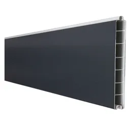 GroJa BasicLine PVC Stecksystem Einzelprofil schmal anthrazitgrau