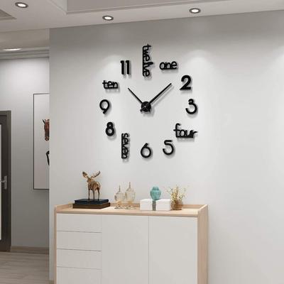 Value Selection Chadyeane 39 Inch Large Wall Clock Silent DIY Modern Wall Decor Chadyeane 39 Inch Large Wall Clock Silent DIY Modern Wall Decor